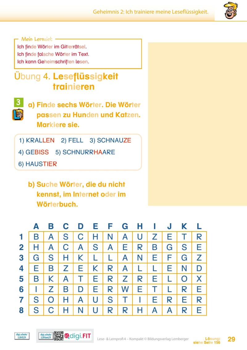 Lese- und Lernprofi 4 KOMPAKT LP’23 v1.1 / Schulbuch – silbierte Ausgabe