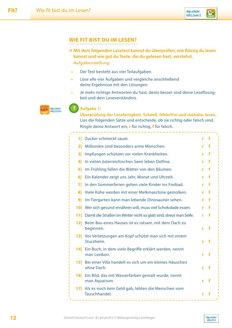 Genial! Deutsch 2 – Lese- und Lernprofi IKT LP’23 v.1.1 / Schulbuch