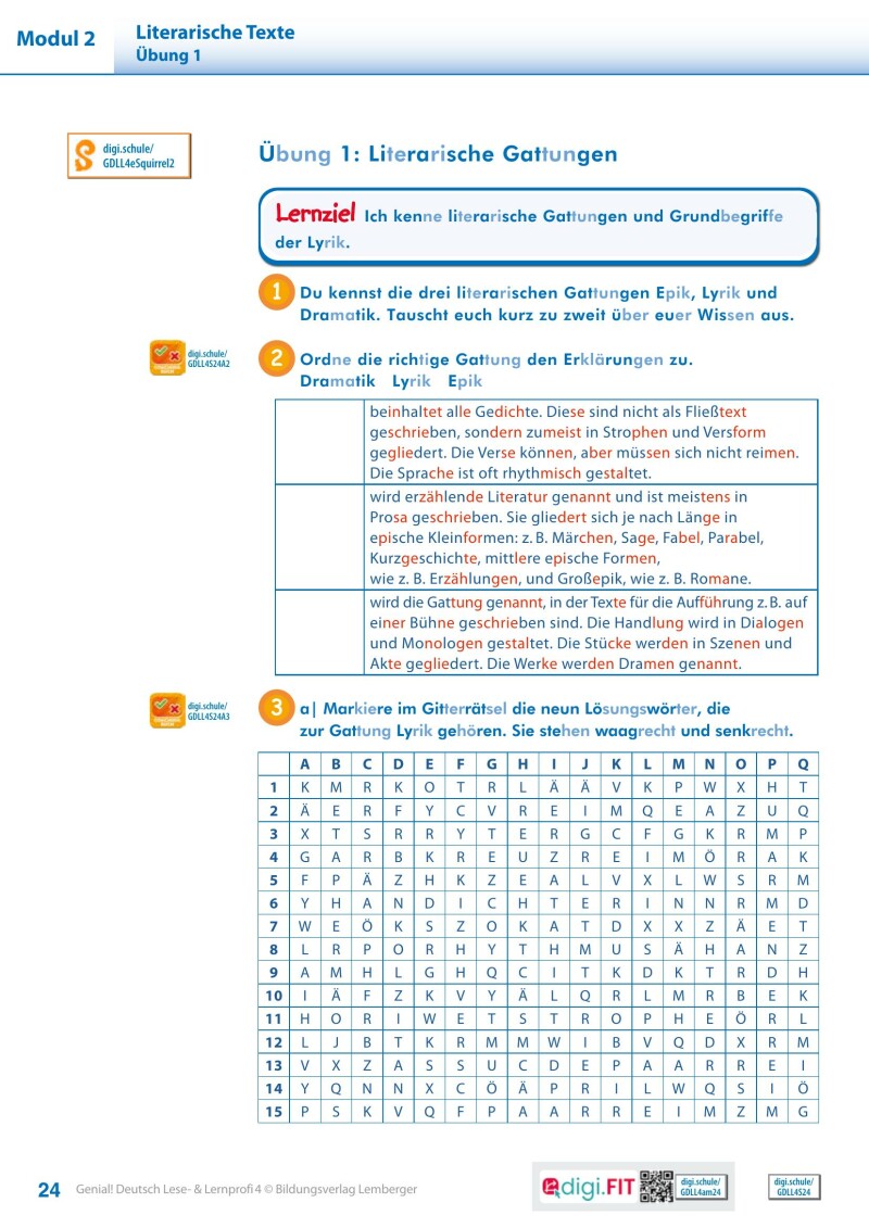 Genial! Deutsch 4 – Lese- und Lernprofi IKT LP’23 v.1.1 / Schulbuch silbierte Ausgabe