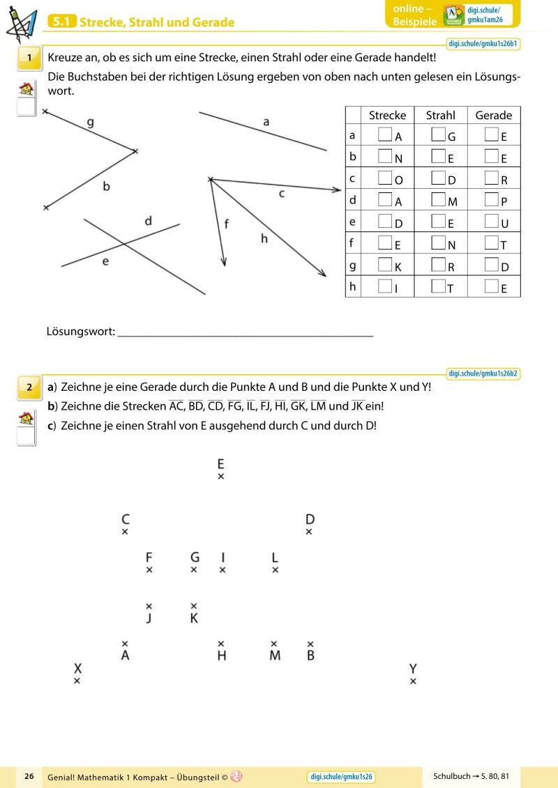 Genial! Mathematik 1 - Kompakt IKT v2.1 – Übungsteil Classic