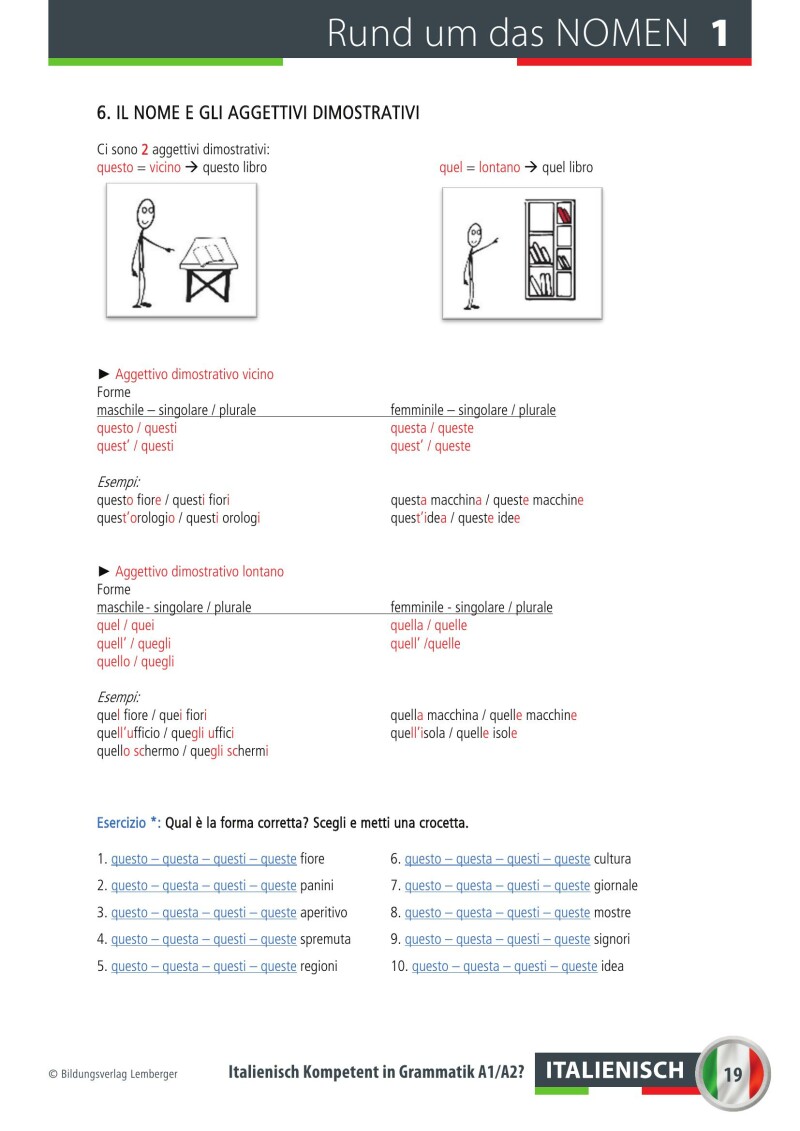 Italienisch Kompetent in Grammatik? Übungsbuch