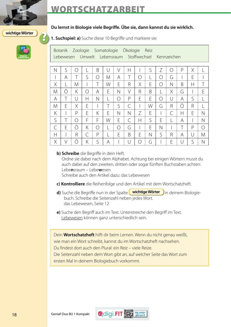 Genial! DUO Biologie 1 – Kompakt LP’23 v.1.1