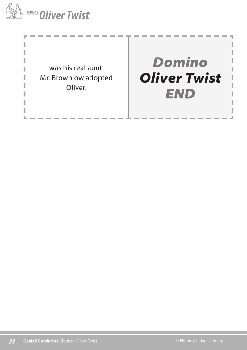 Genial! Geschichte 3 – topics 2: Oliver Twist