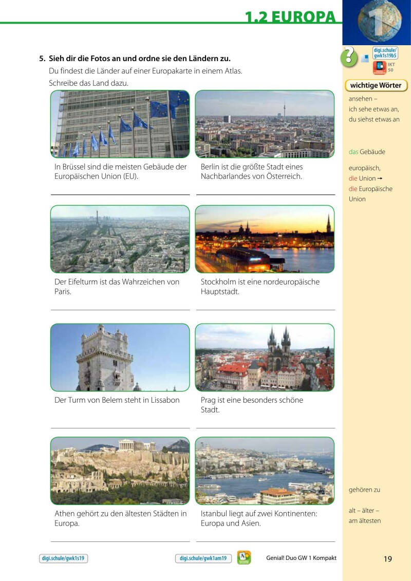 Genial! DUO Geographie 1 - KOMPAKT (mit Wortschatzheft und Lösungsheft)