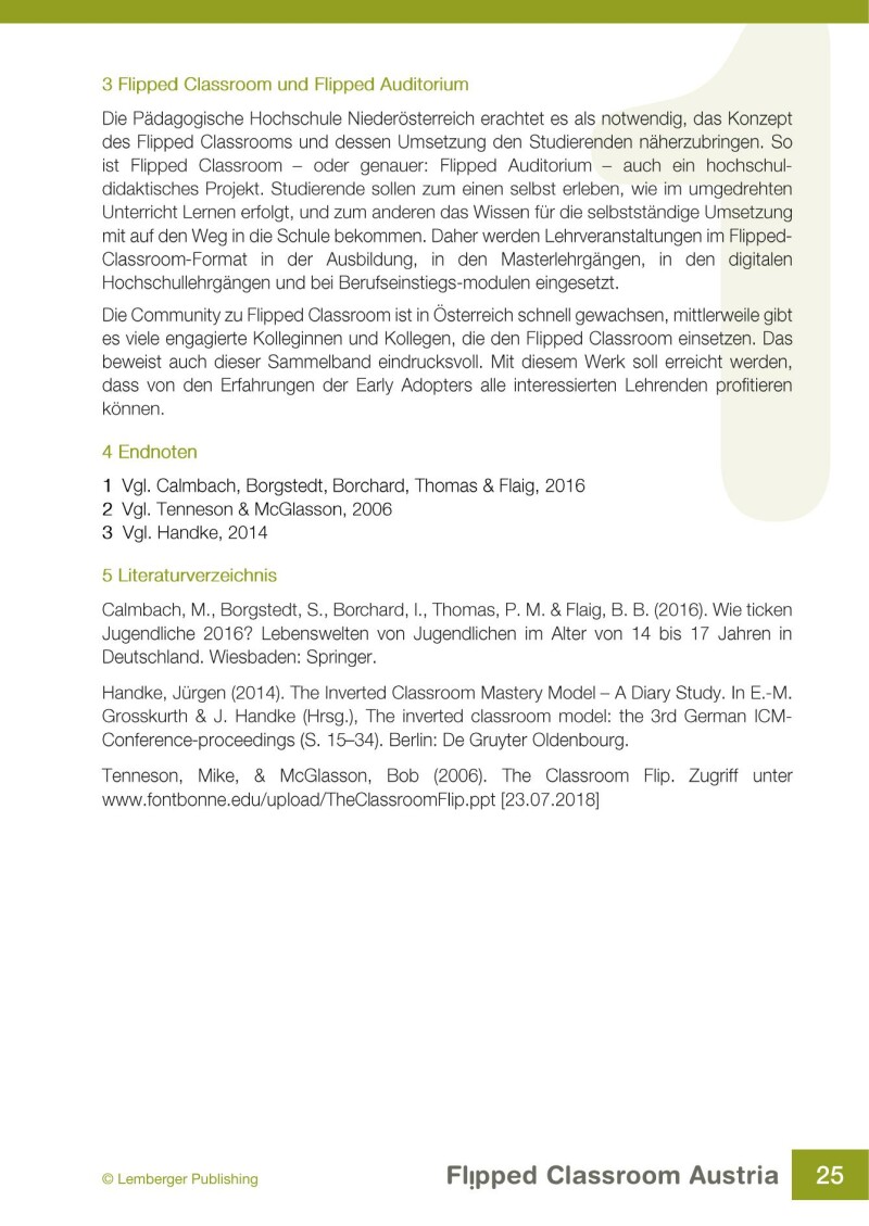 Flipped Classroom Austria