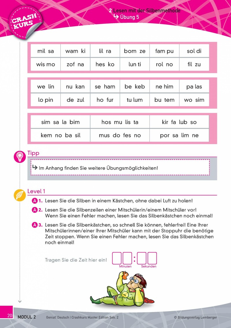 Genial! Deutsch - Crashkurs Lesen: Schulbuch Master Edition