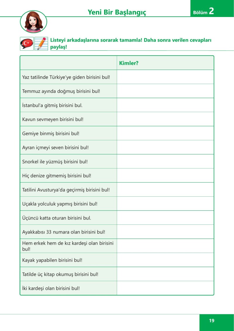Sen ve Ben 5. Kompetenzorientiertes Arbeitsmaterial für den Muttersprachlichen Unterricht Türkisch ab der 5. Schulstufe