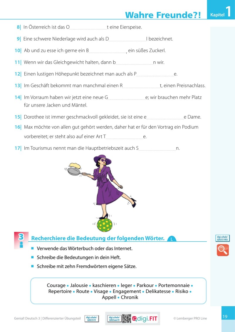 Genial! Deutsch 3 – Sprachbuch IKT LP’23 v.1.1 / Differenzierter Übungsteil