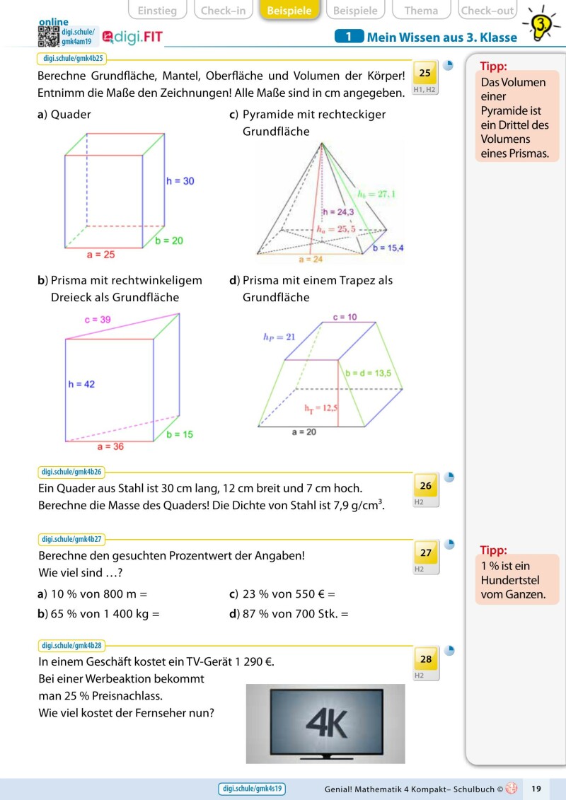 Genial! Mathematik Kompakt 4 IKT v2.2