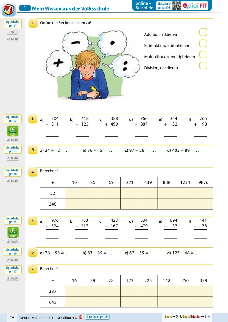 Genial! Mathematik 1 – Schulbuch IKT LP‘23 v.1.3