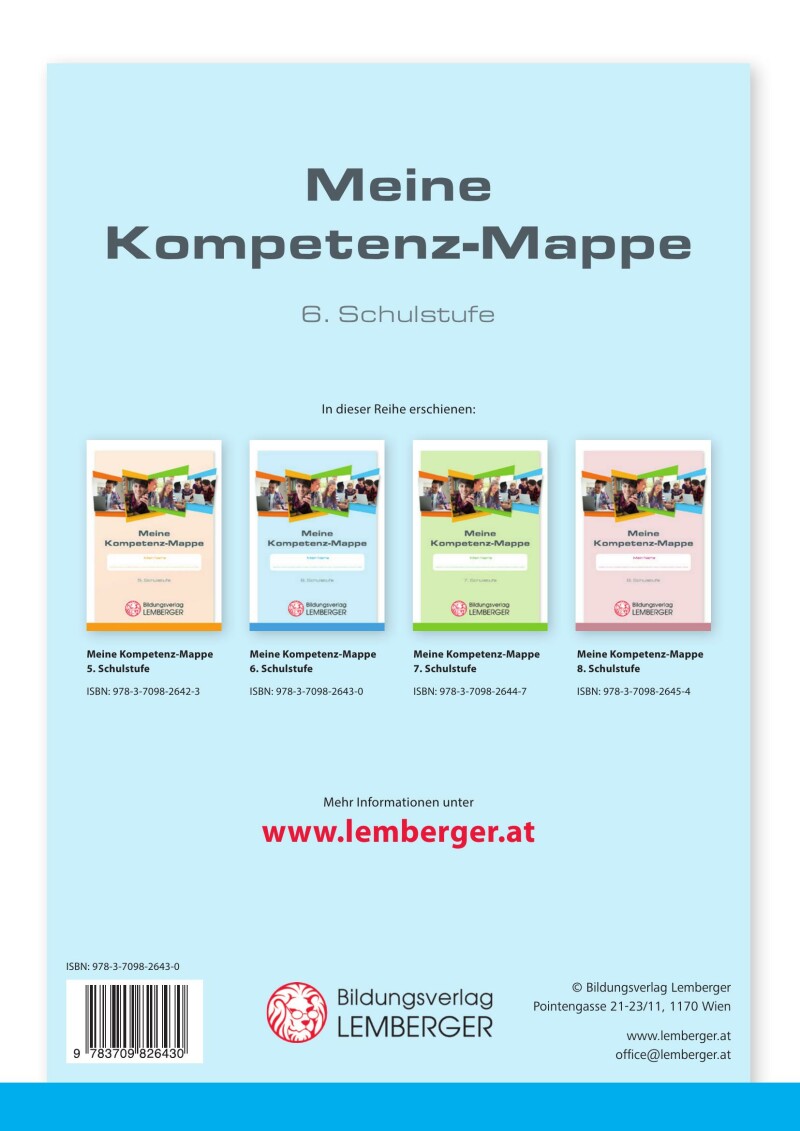 Kompetenz Lernen® - future training - Meine Kompetenz-Mappe 2. Klasse