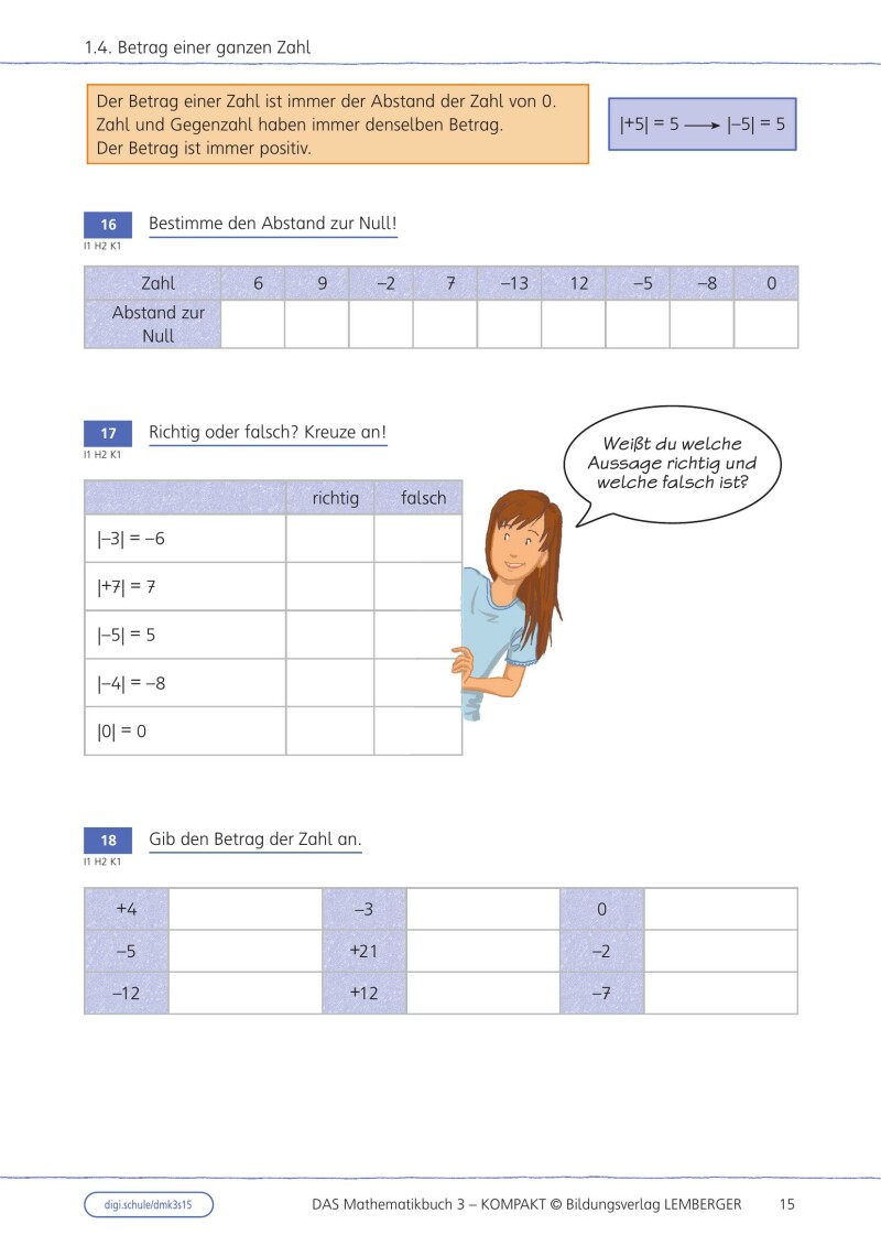 DAS Mathematikbuch 3 – KOMPAKT Grundkompetenzen-Training / Schulbuch
