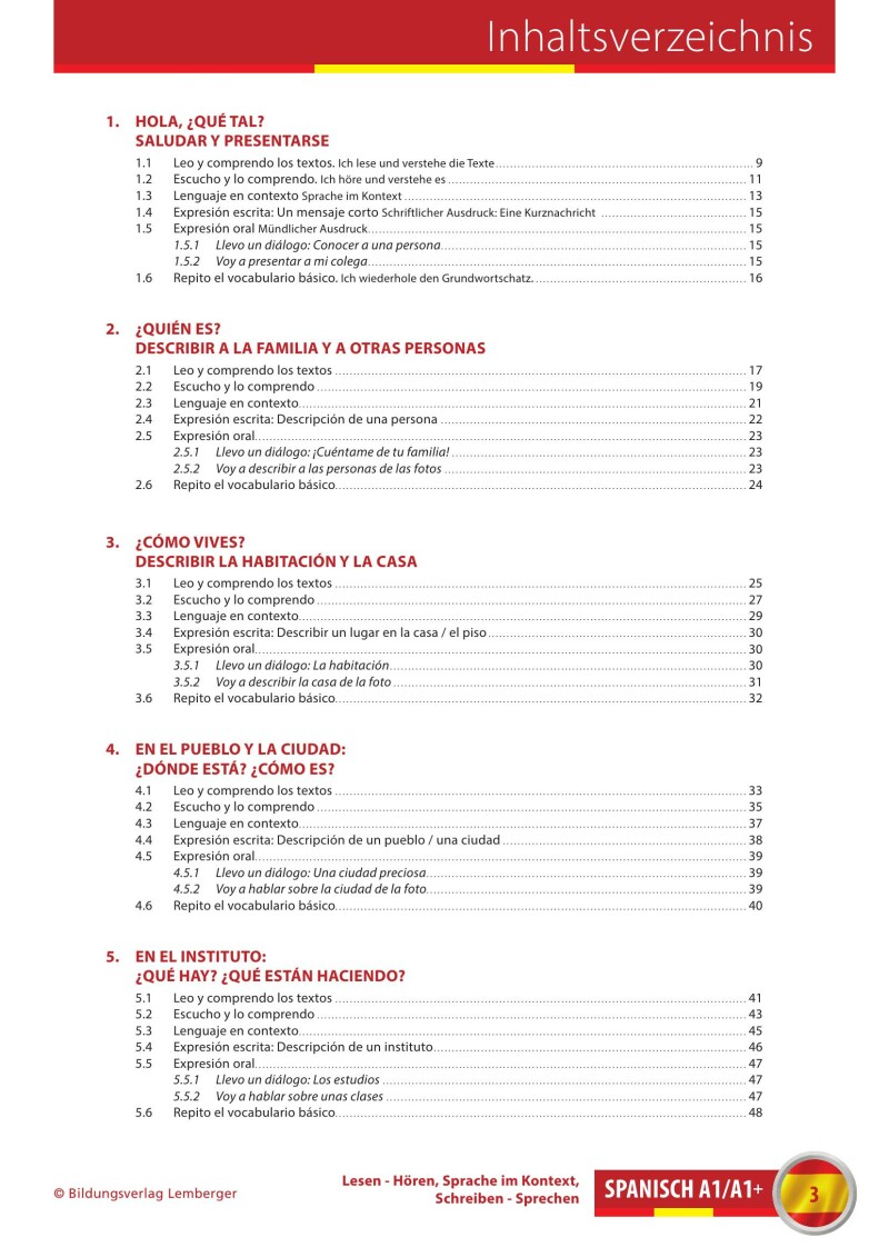 Spanisch A1/A1+ Hören-Lesen _Übungsbuch inkl. Audio-CD