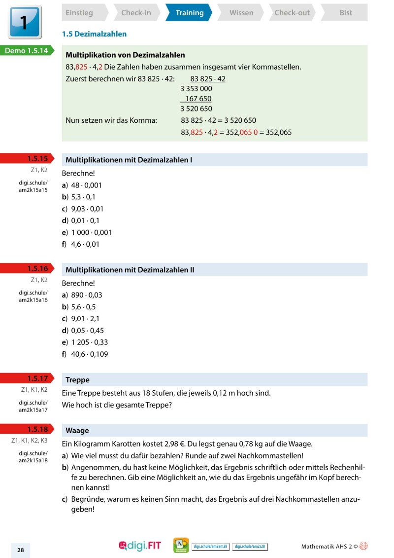 Mathematik AHS 2 – Schulbuch mit E-Book _LP 23 v.1.1