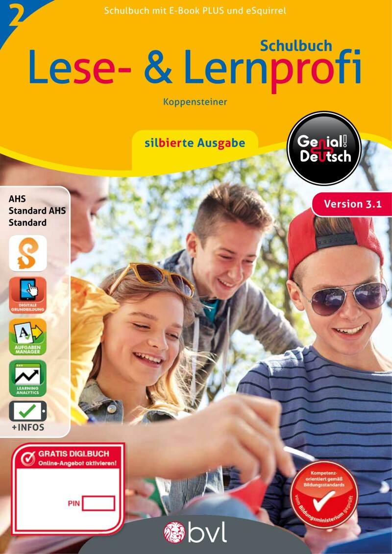 Genial! Deutsch 2 – Lese- und Lernprofi IKT v3.1 / Schulbuch silbierte Ausgabe
