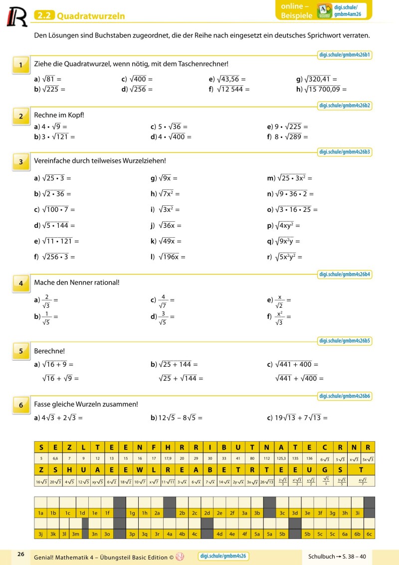 Genial! Mathematik 4 IKT – Übungsteil Basic + Master Edition v3.3