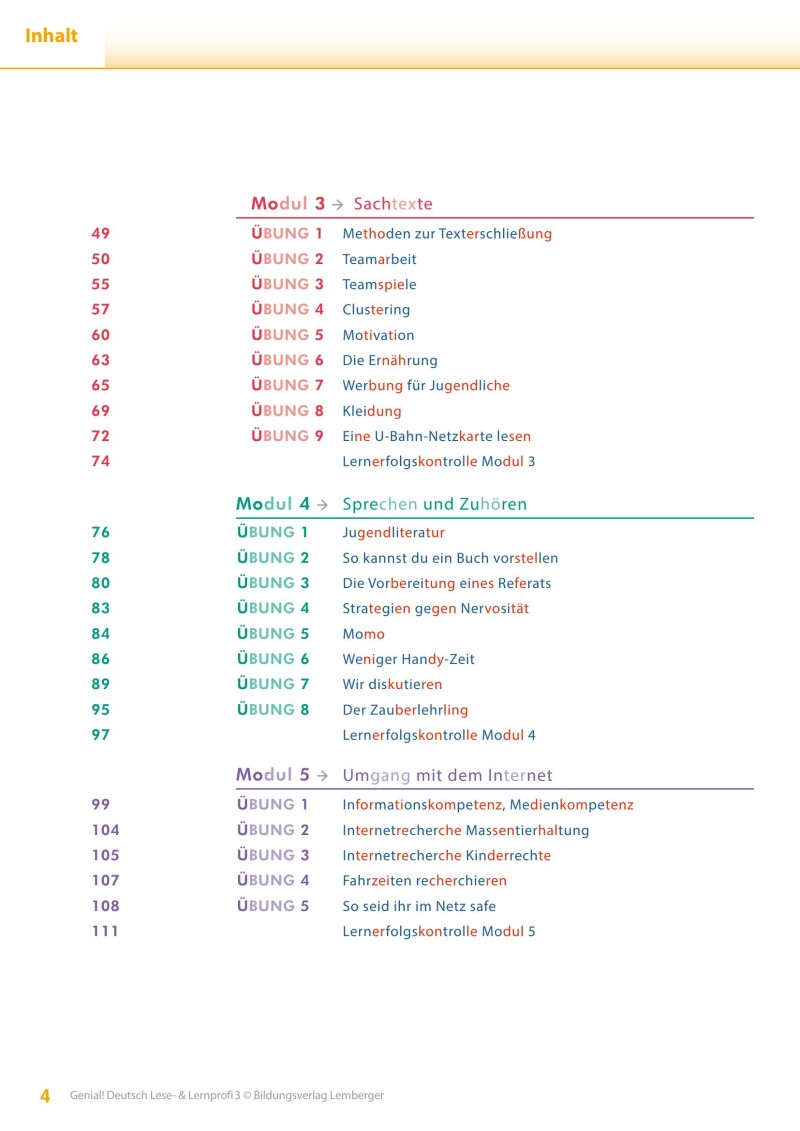 Genial! Deutsch 3 – Lese- und Lernprofi IKT LP’23 v.1.1 / Schulbuch silbierte Ausgabe