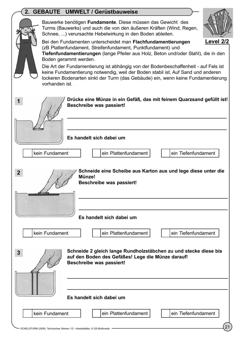Technisches Werken 1-2 - Arbeitsblätter - Schulbuch