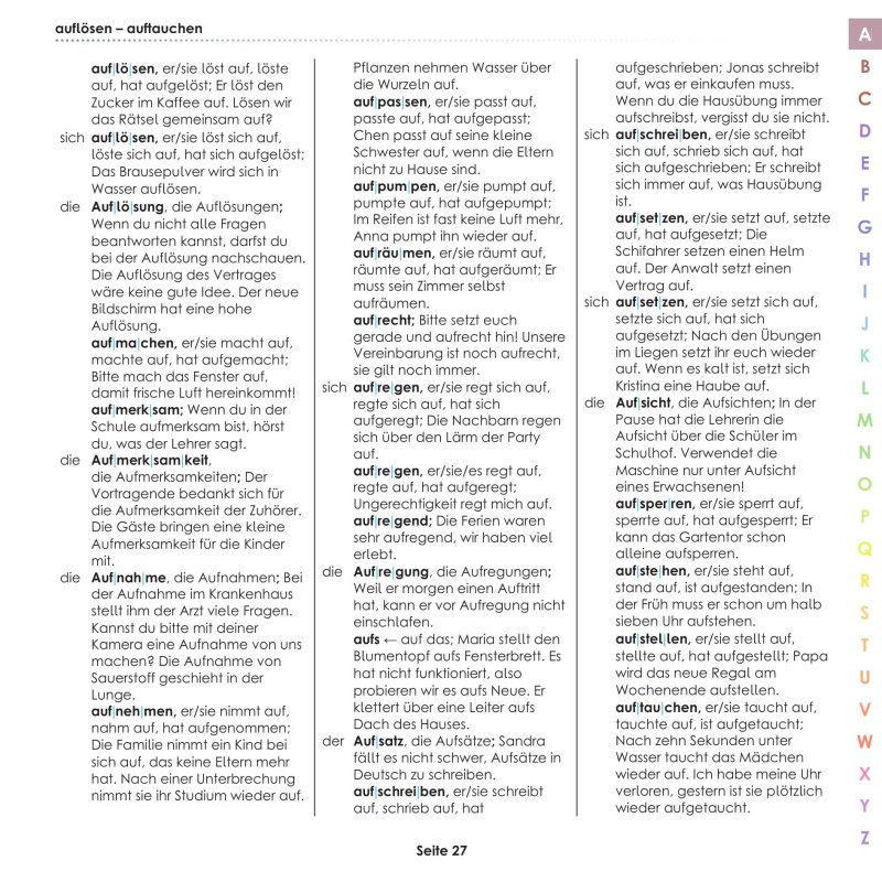 Stichwort DaZ - Lernwörterbuch für Deutsch als Zweitsprache. Ausgabe für die Sekundarstufe 1