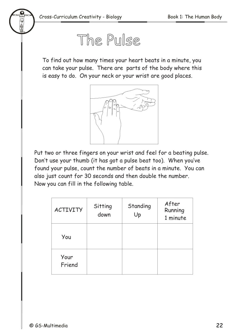 Cross Curriculum Creativity – Biology – Book 1: The Human Body