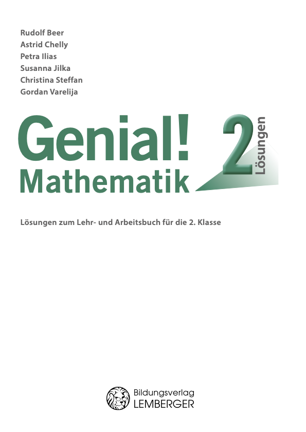 Genial! Mathematik 2 Lösungen ALTER LEHRPLAN