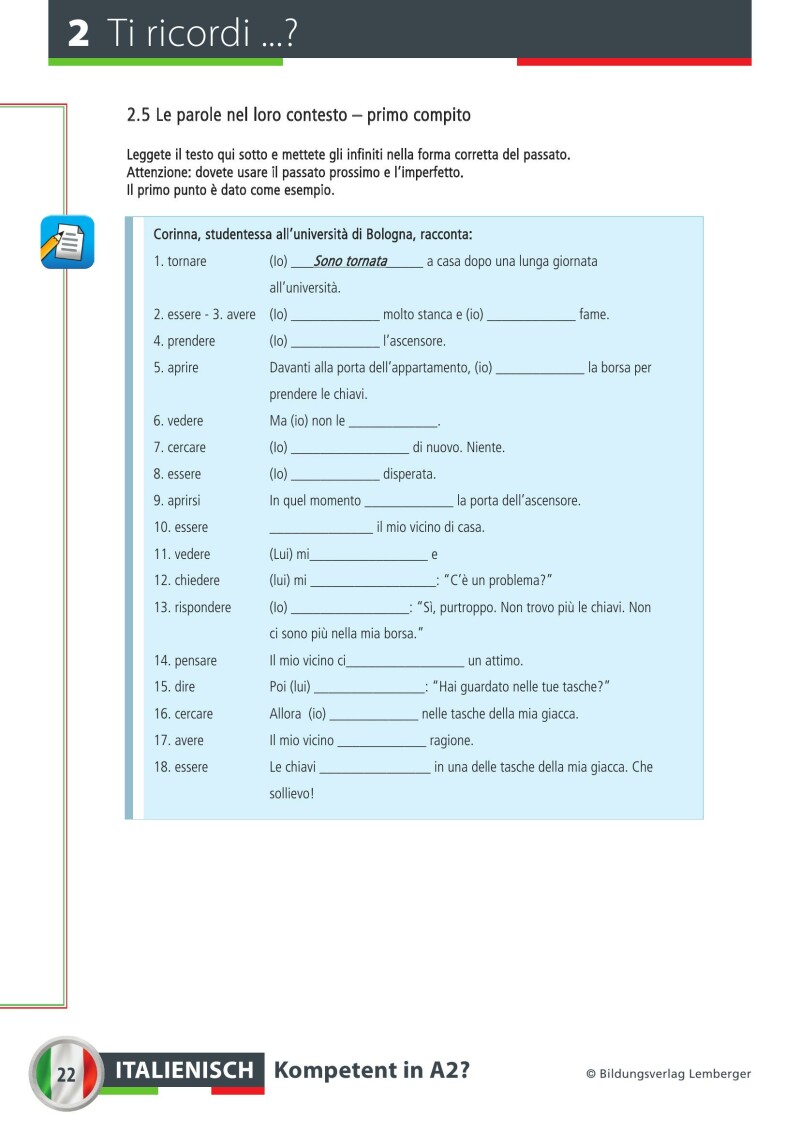 Italienisch Kompetent in A2? Arbeitsbuch inkl. Audio-CD