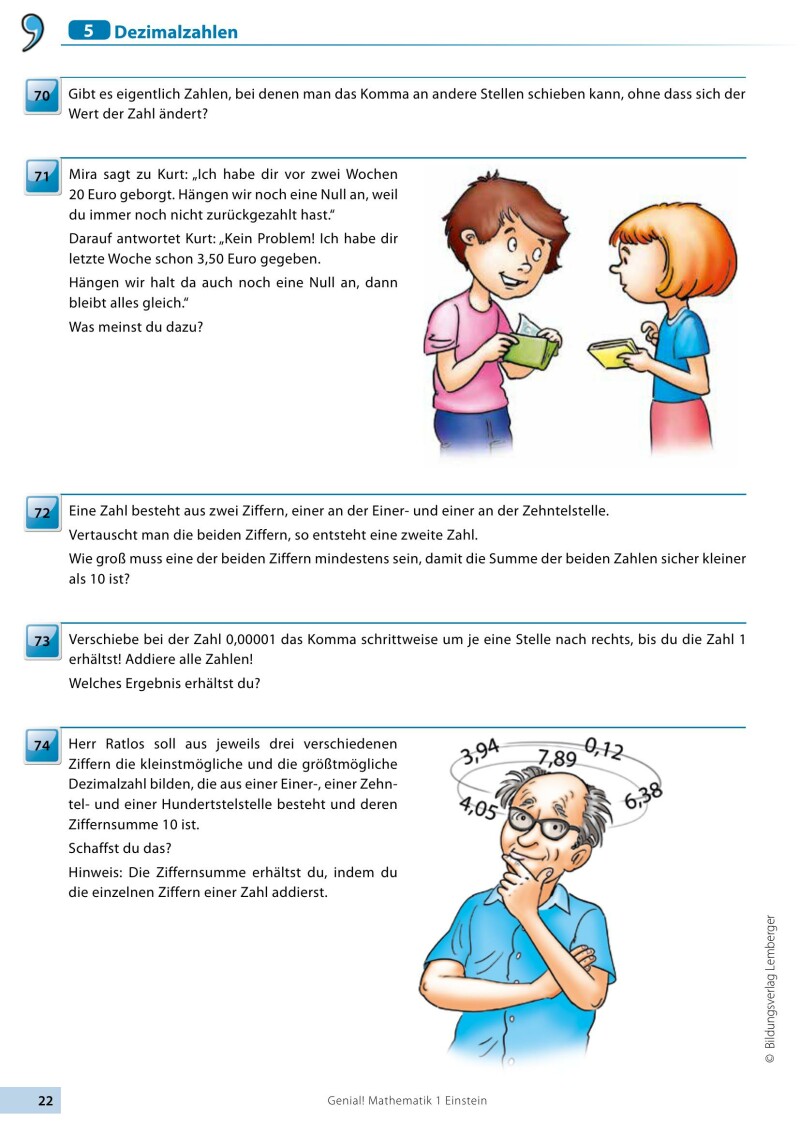 Genial! Mathematik 1 – Einstein Junior LP‘23