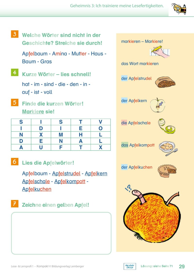 Lese- und Lernprofi 1 KOMPAKT LP’23 v1.1 / Schulbuch – silbierte Ausgabe