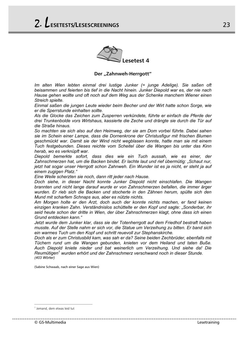 Kompetenz Lernen® - future training - Lesetraining