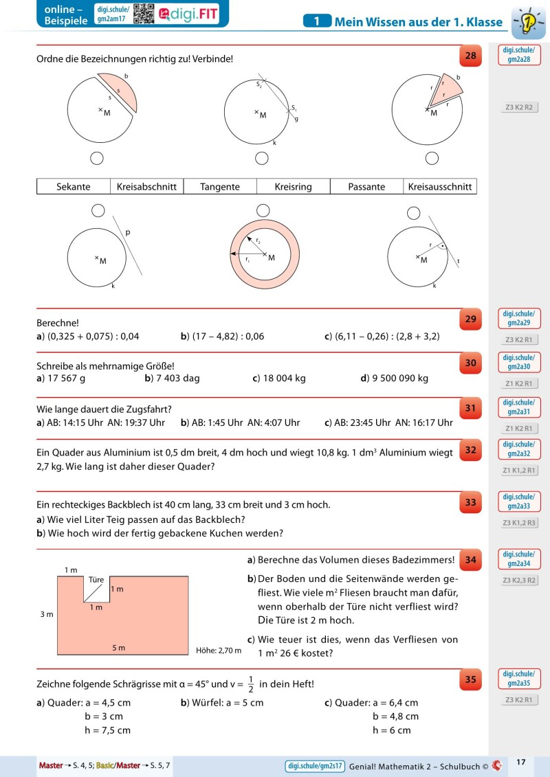 Genial! Mathematik 2 – Schulbuch IKT LP‘23 v.1.3