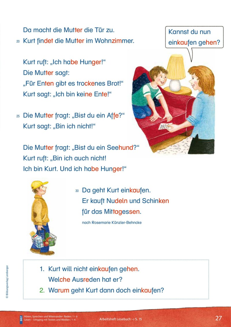 ABC der Tiere 2 - Schulbuch Kompaktausgabe: Lesebuch
