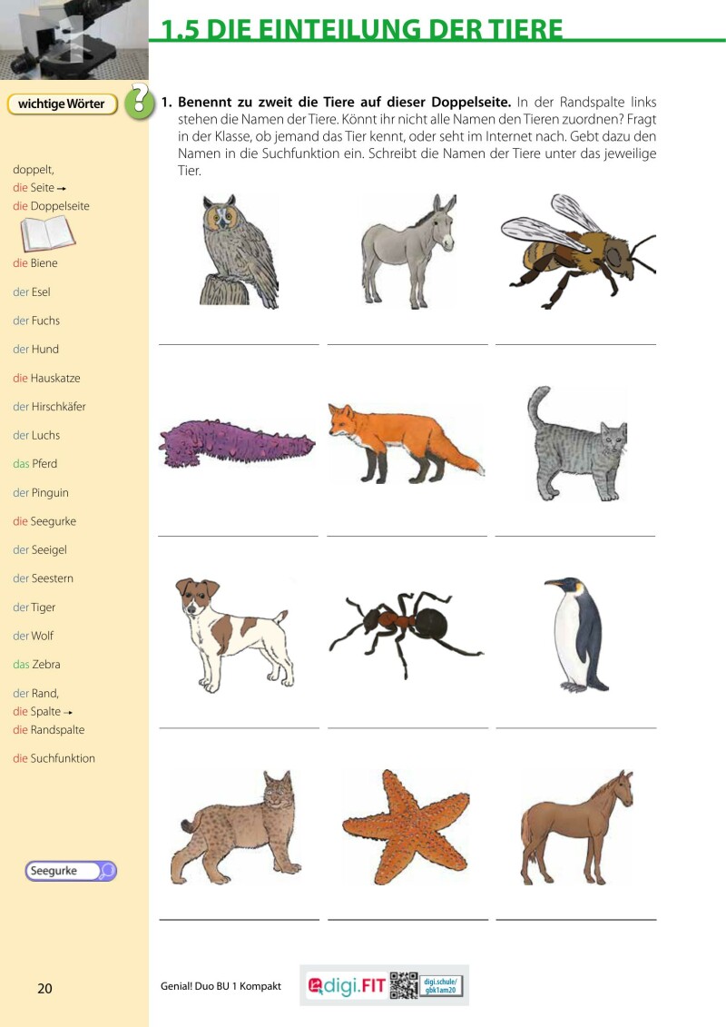 Genial! DUO Biologie 1 – Kompakt LP’23 v.1.1