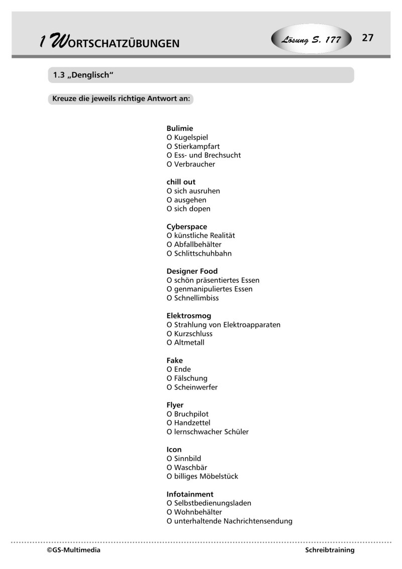 Kompetenz Lernen® - future training - Schreibtraining