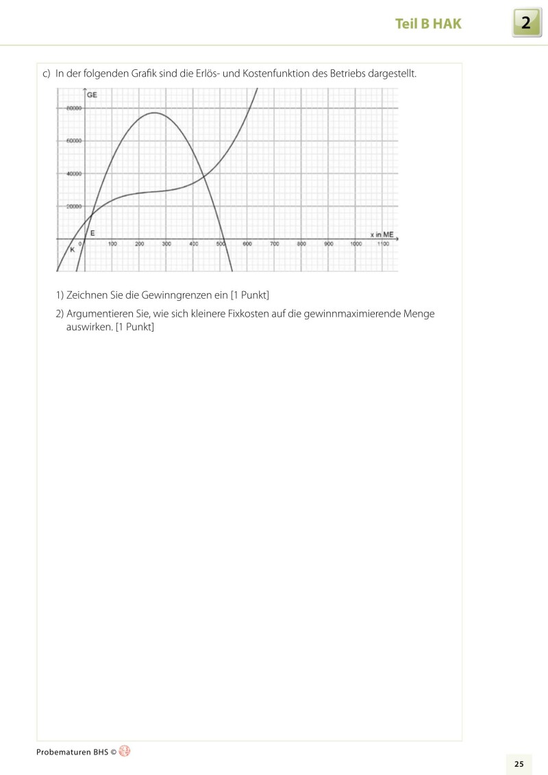 Mathematik BHS - Maturavorbereitung