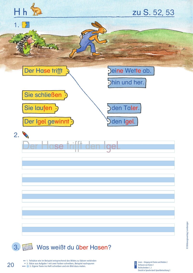 ABC der Tiere 1 - Schulbuch Kompaktausgabe: Schreiblehrgang - Teil B