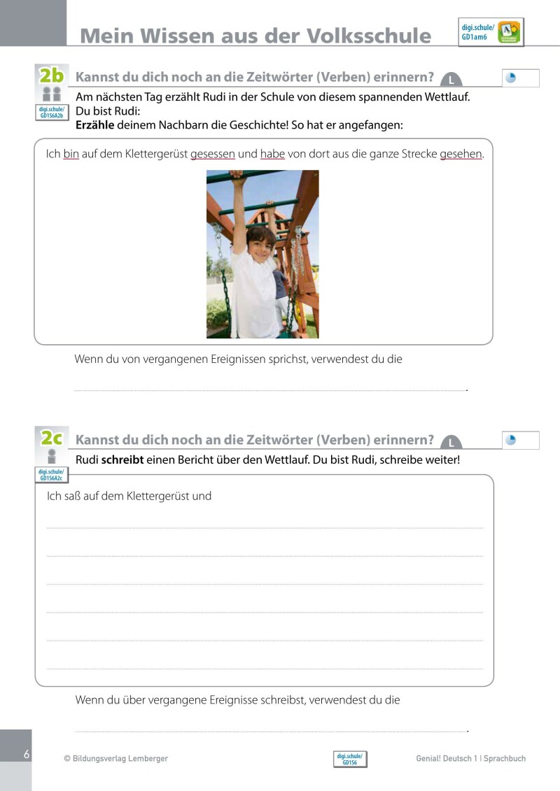 Genial! Deutsch 1 – Sprachbuch IKT / Schulbuch – Classic