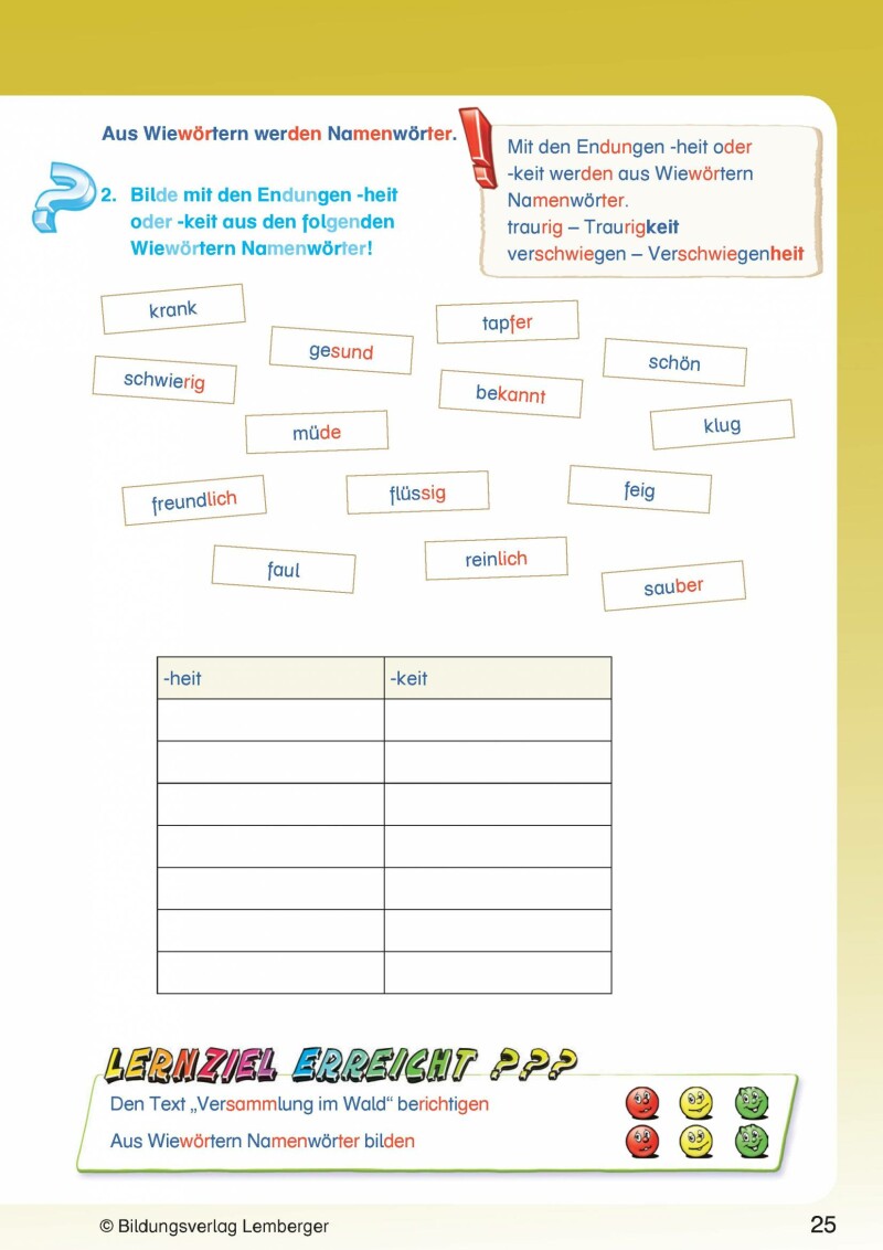 Ich kann's! - Ferien-Trainings-Heft Deutsch 4 mit Lösungen