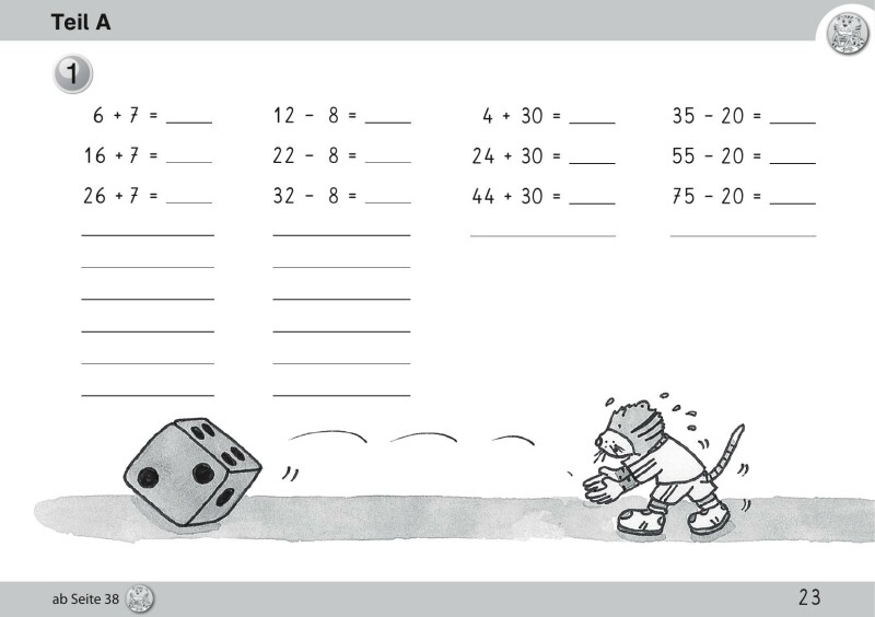 Mathetiger 2 NEU – Schulbuch Tigertrainer – Teil A (für das 1. Semester) – Classic