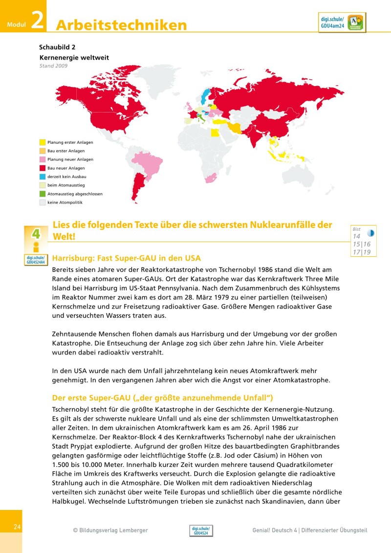 Genial! Deutsch 4 - Sprachbuch IKT NEU: Differenzierter Übungsteil mit Lösungsheft