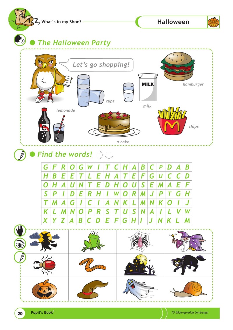 1,2, What's in my Shoe? - Pupil's Book 3