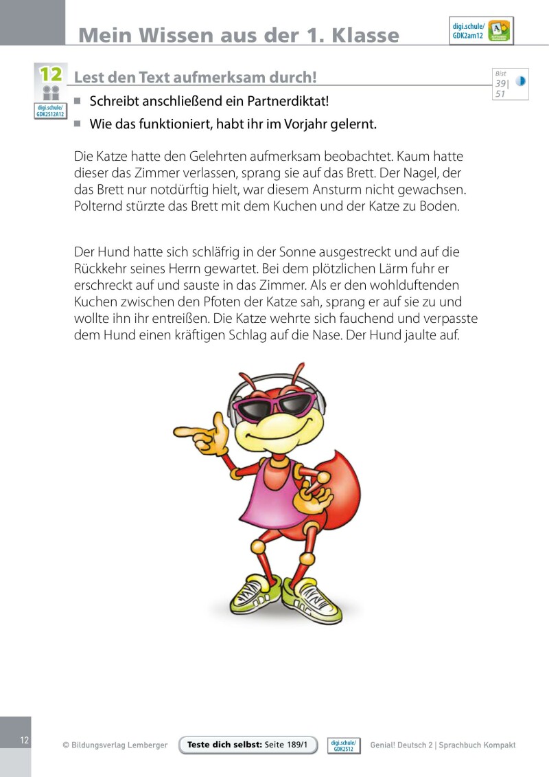 Genial! Deutsch 2 – Sprachbuch Kompakt IKT_Version 1.2: Schulbuch für das Leistungsniveau ”Standard”