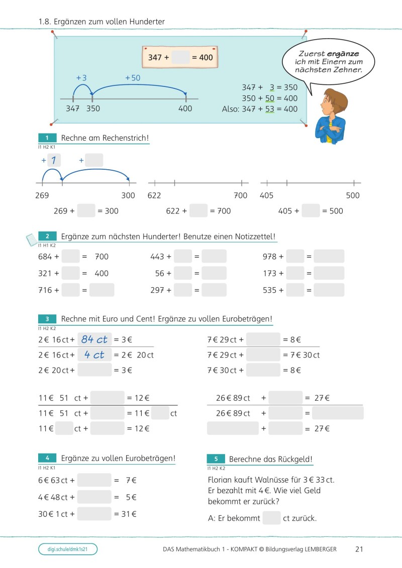 DAS Mathematikbuch 1 - KOMPAKT: Grundkompetenzen-Training (mit Gratis E-Book)