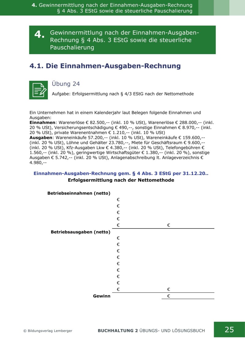Buchhaltung 2 - Übungsbuch mit Lösungen