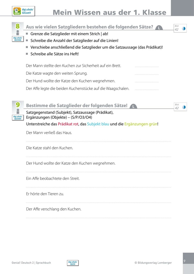Genial! Deutsch 2 - eSquirrel Klassenlizenz