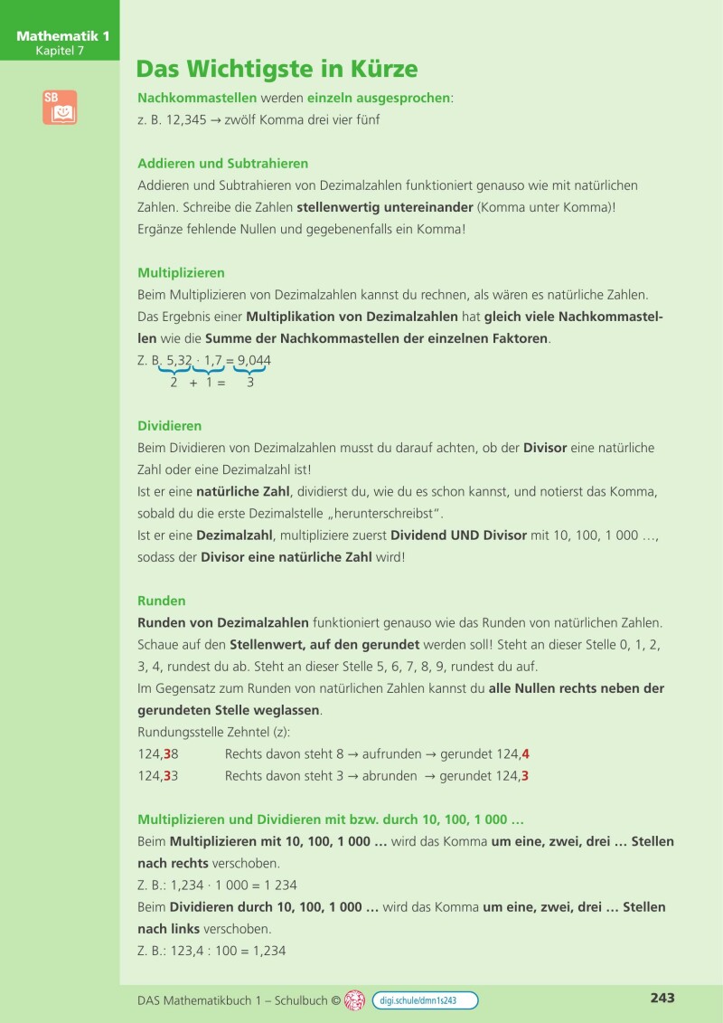 DAS Mathematikbuch 1 IKT – Schulbuch LP’23 v.1.1 / Teil 2 für das 2. Semester
