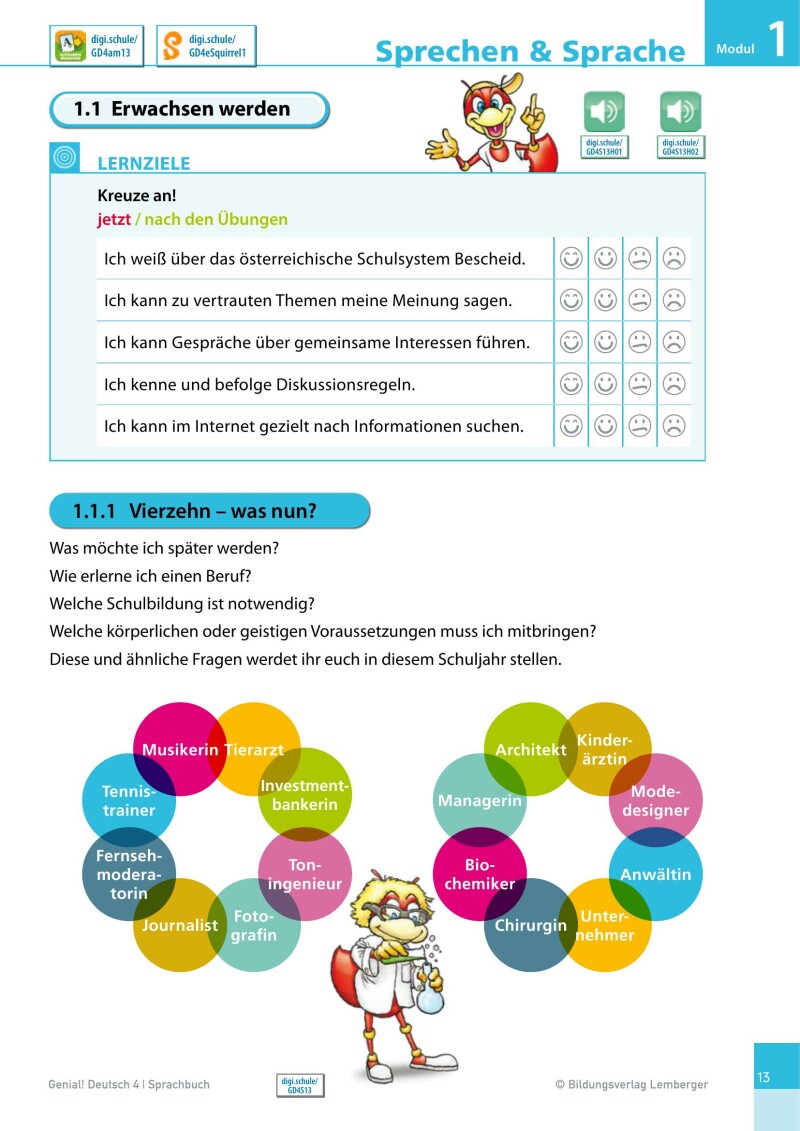 Genial! Deutsch 4 - eSquirrel Klassenlizenz