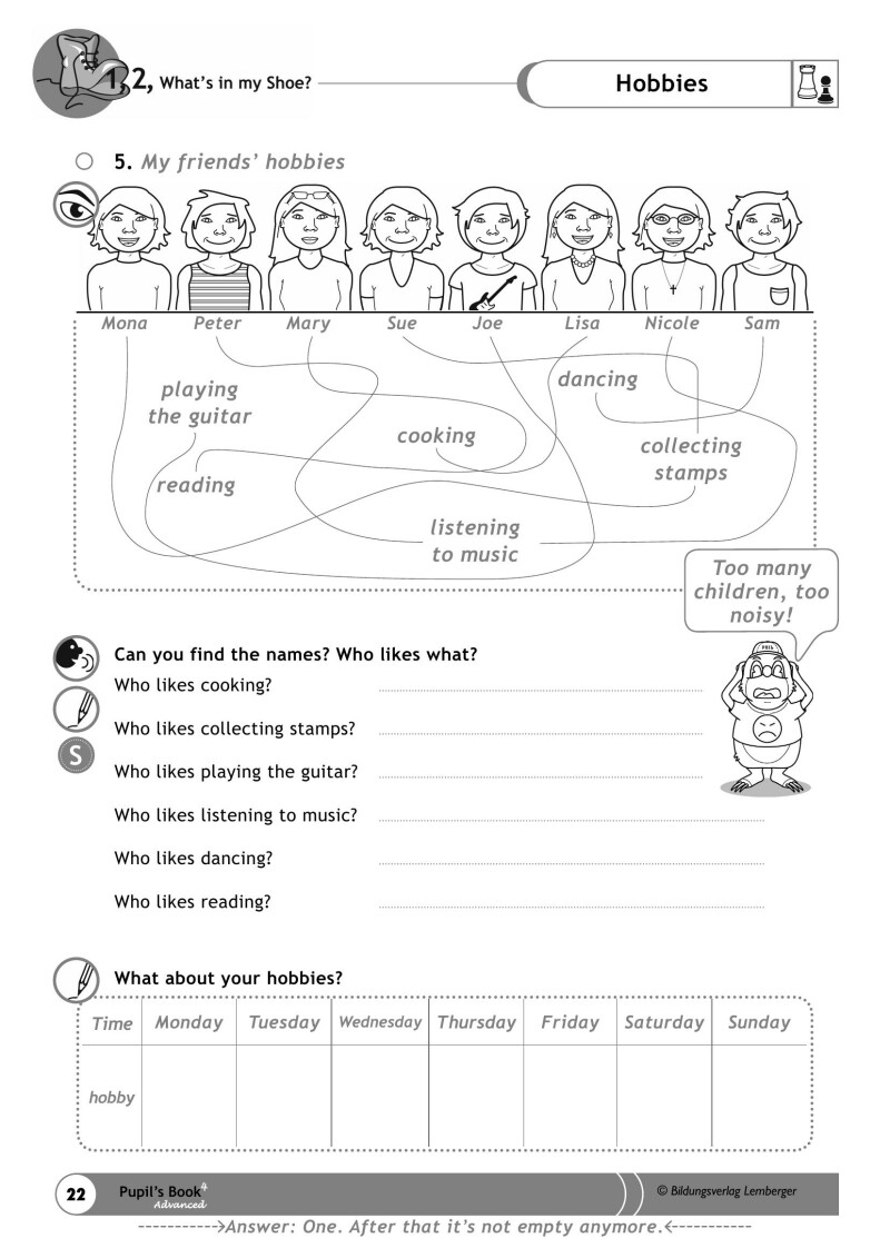 1,2, What's in my Shoe? - Pupil's Book 4 - Advanced