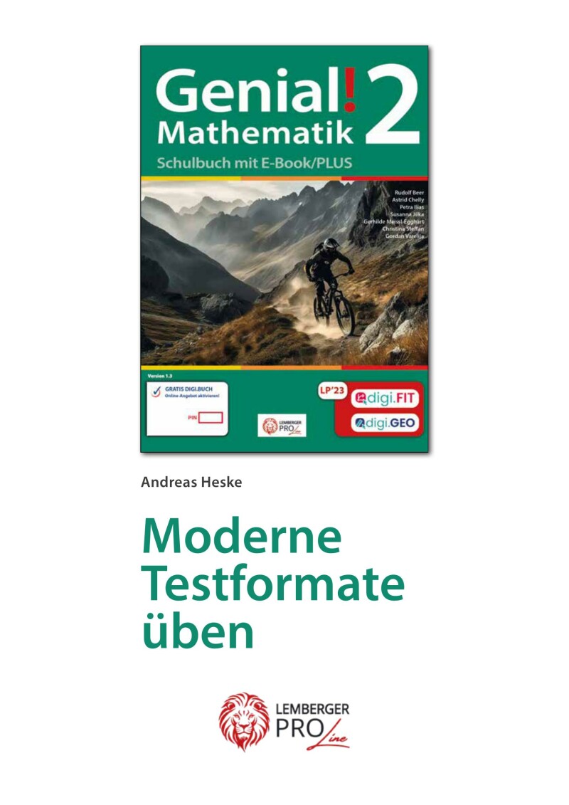 Genial! Mathematik 2 – moderne Testformate üben_LP’23