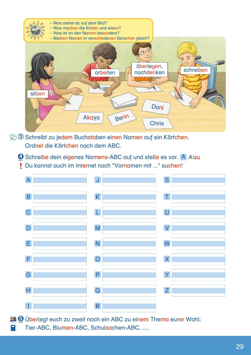 ABC der Tiere 2 – Schulbuch: Spracharbeitsheft A (1. Semester) mit Silbenschrift_LP’23 v1.1