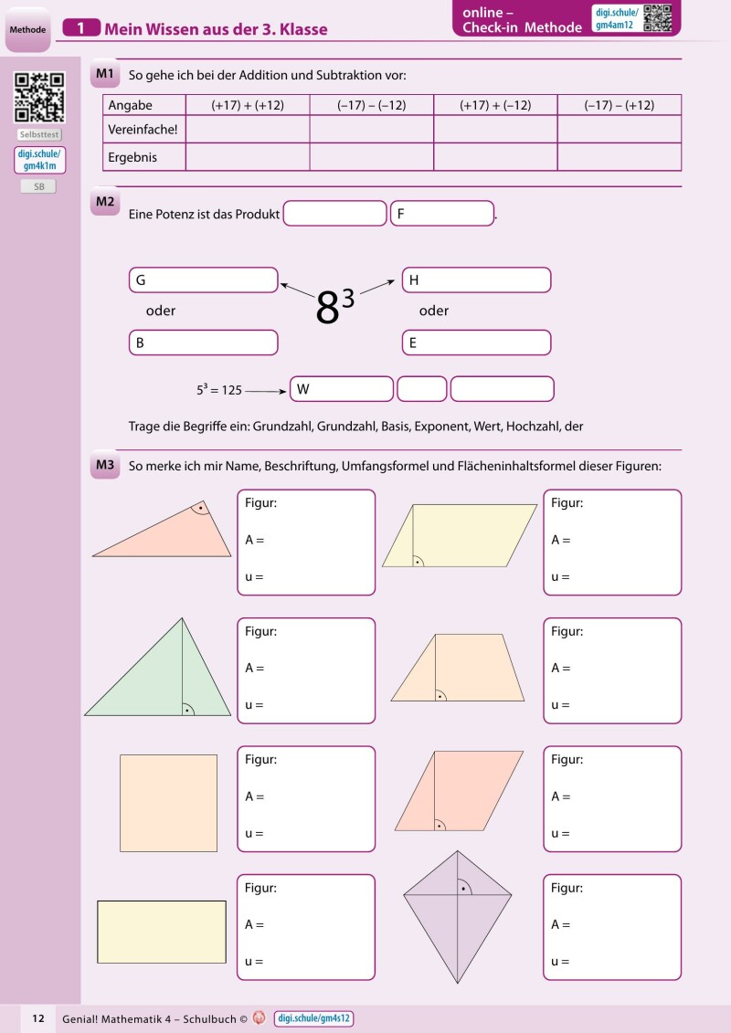 Genial! Mathematik 4 – Schulbuch IKT LP‘23 v.1.1